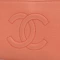 Miniatyrbild 8 av 10: Pre-owned Chanel CC Caviar Zip Around Wallet Orange