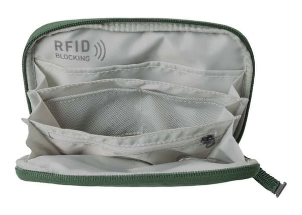 Plånbok - EAGLE CREEK - Stash RFID - Mörkgrön - 17x11,5x2 cm - Unisex