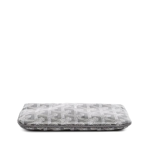 Pre-owned Goyard Mini Goyardine Senat Pochette Gray