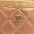 Pikkukuva 7 / 10: Pre-owned Chanel CC Quilted Metallic Lambskin Card Holder Gold
