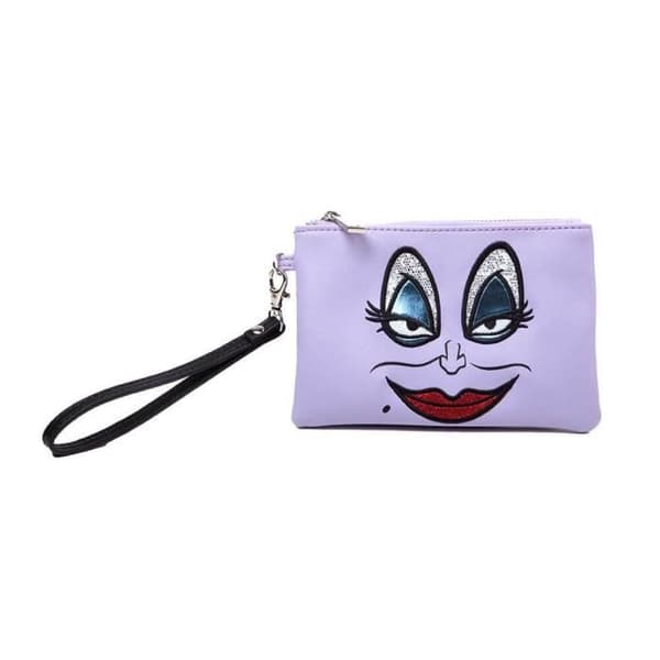 Plånbok - Disney - Den lilla sjöjungfrun - Lila - 100% PU - Dragkedja