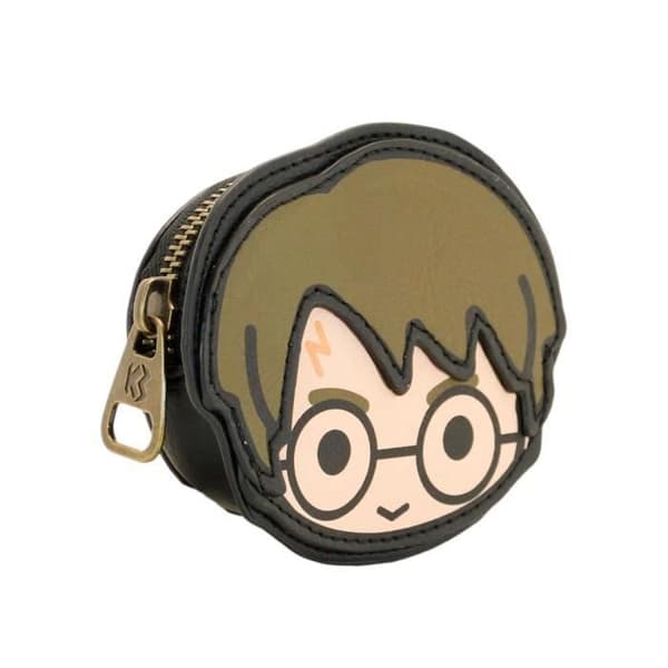 Harry Potter Chibi Face Myntväska, One Size Brun