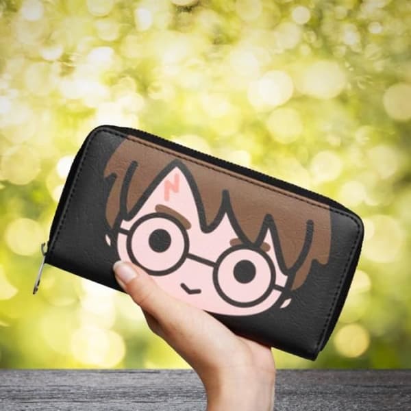 Plånbok - Harry Potter - Chibi - 12 kortfack - 2 sedelfack - Dragkedja