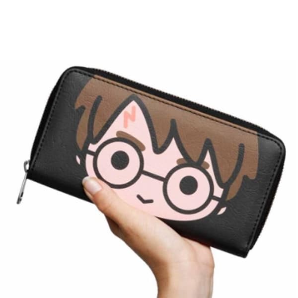 Plånbok - Harry Potter - Chibi - 12 kortfack - 2 sedelfack - Dragkedja
