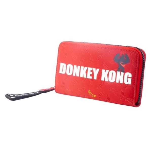 Portfölj - Educa Borras - Donkey Kong - Syntetiskt läder - Dragkedja - Röd