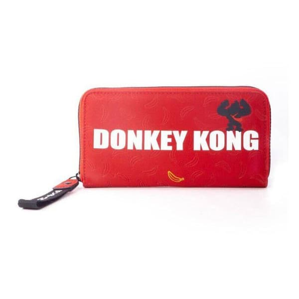 Portfölj - Educa Borras - Donkey Kong - Syntetiskt läder - Dragkedja - Röd