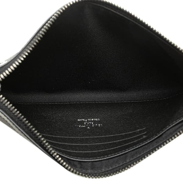 Pre-owned Louis Vuitton Monogram Eclipse Discovery Pochette PM Black