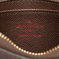 Miniatyrbild 5 av 10: Pre-owned Louis Vuitton Damier Ebene Zippy Coin Purse Brown