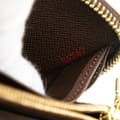 Miniatyrbild 7 av 10: Pre-owned Louis Vuitton Damier Ebene Zippy Long Wallet Brown