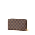 Miniatyrbild 2 av 10: Pre-owned Louis Vuitton Damier Ebene Zippy Long Wallet Brown
