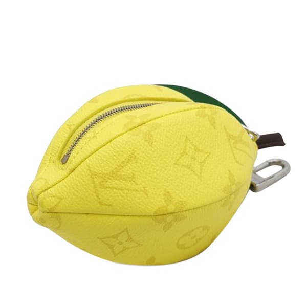 Pre-owned Louis Vuitton Monogram Lemon Pouch Yellow