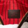 Miniatyrbilde 5 av 10: Pre-owned Louis Vuitton Damier Ebene Neverfull Pouch MM Brown