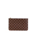 Miniatyrbilde 1 av 10: Pre-owned Louis Vuitton Damier Ebene Neverfull Pouch MM Brown