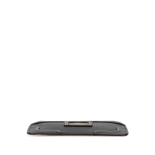 Pre-owned Prada Saffiano Pouch Black