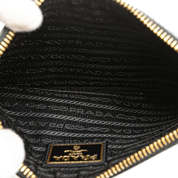 Pre-owned Prada Saffiano Pouch Black