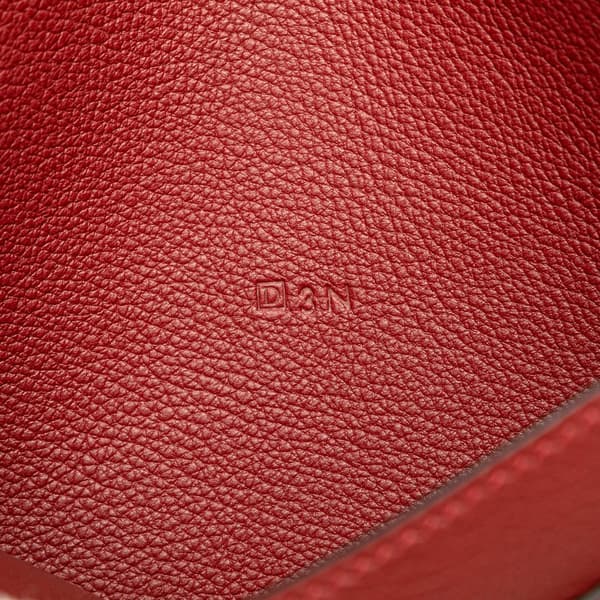 Pre-owned Hermès Togo Dogon Duo Wallet GM Red