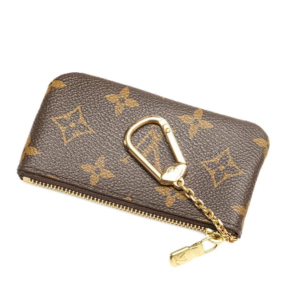 Pre-owned Louis Vuitton Monogram Key Pouch Brown