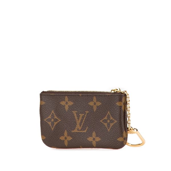 Pre-owned Louis Vuitton Monogram Key Pouch Brown