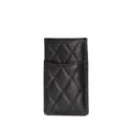 Miniatyrbillede 2 af 10: Pre-owned Chanel CC Quilted Caviar Card Holder Black