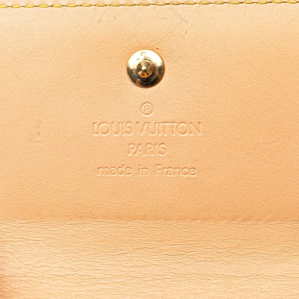 Pre-owned Louis Vuitton Monogram Multicolore Porte Monnaie Billets Wallet White