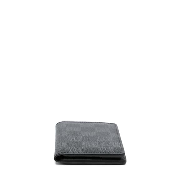Pre-owned Louis Vuitton Damier Graphite Pocket Organizer Black