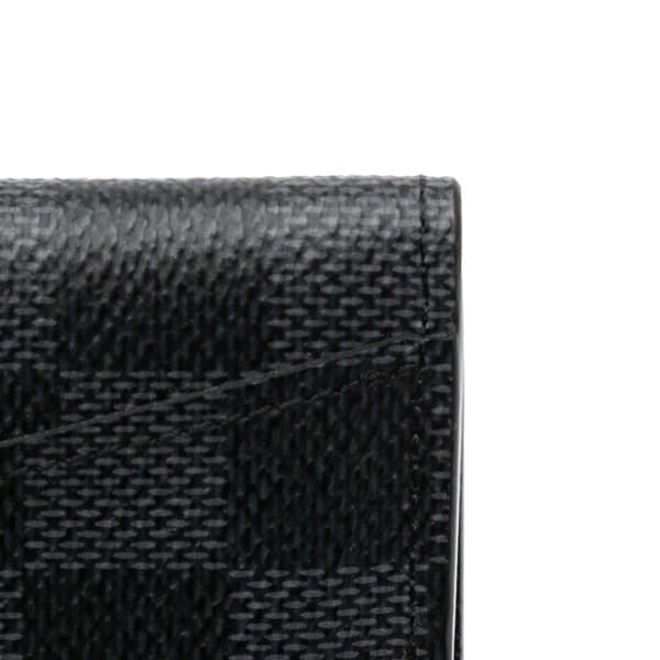 Pre-owned Louis Vuitton Damier Graphite Pocket Organizer Black