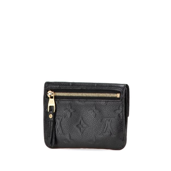 Pre-owned Louis Vuitton Monogram Empreinte Key Pouch Black