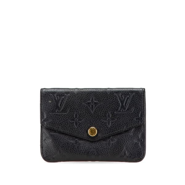 Pre-owned Louis Vuitton Monogram Empreinte Key Pouch Black