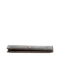 Miniatyrbilde 3 av 10: Pre-owned Chanel Embossed Lambskin CC Camellia Bifold Wallet Black