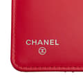 Pikkukuva 5 / 10: Pre-owned Chanel CC Quilted Patent Leather L Yen Bifold Wallet Pink