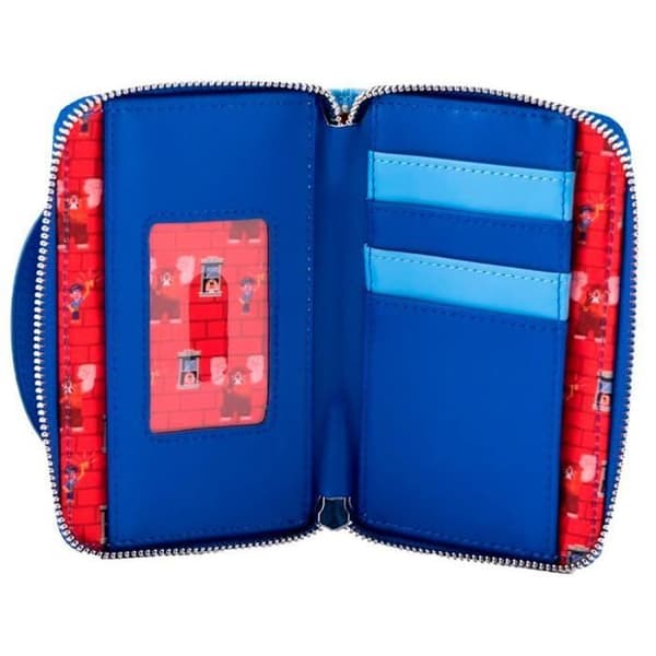 Plånbok - LOUNGEFLY - Träna Ralph - Fixa Felix - 15 x 10 cm - Blå