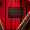 Miniatyrbilde 5 av 10: Pre-owned Louis Vuitton Damier Ebene Neverfull PM Pouch Brown