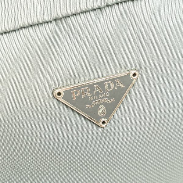 Pre-owned Prada Tessuto Pouch Gray