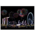 Pikkukuva 1 / 6: Raaputusarpa Singaporen panoraama 40x28 cm