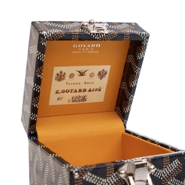 Pre-owned Goyard Goyardine Regence Trunk Black