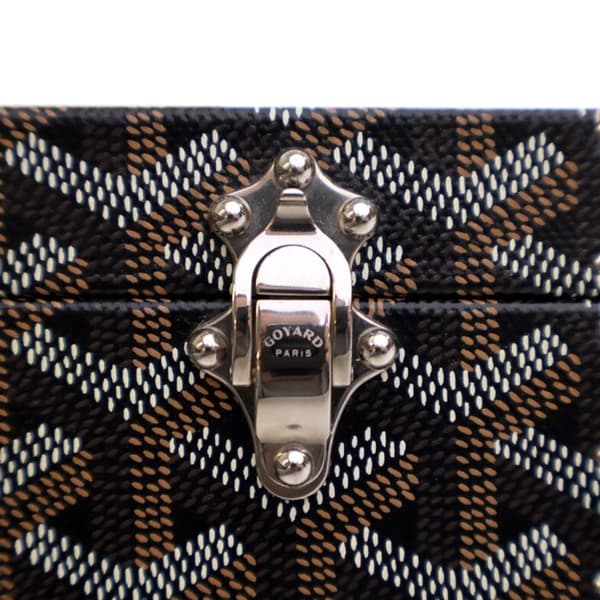 Pre-owned Goyard Goyardine Regence Trunk Black