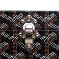 Miniatyrbilde 7 av 9: Pre-owned Goyard Goyardine Regence Trunk Black