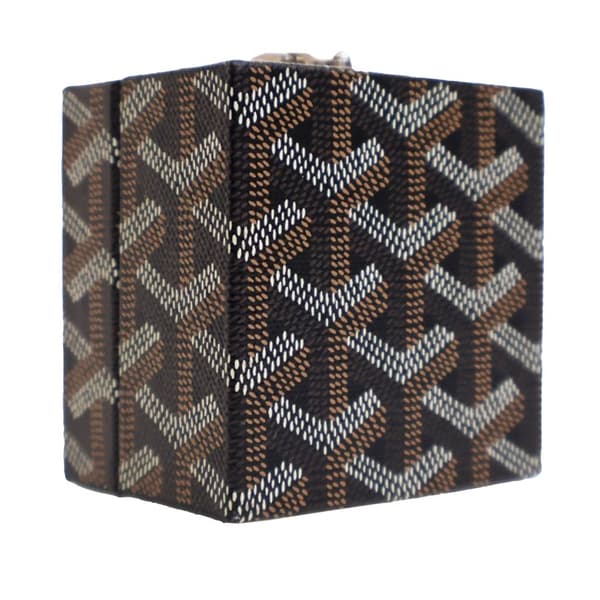 Pre-owned Goyard Goyardine Regence Trunk Black