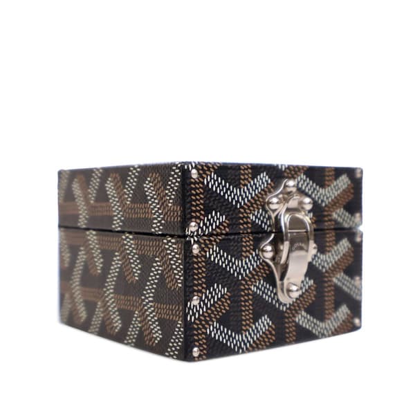 Pre-owned Goyard Goyardine Regence Trunk Black