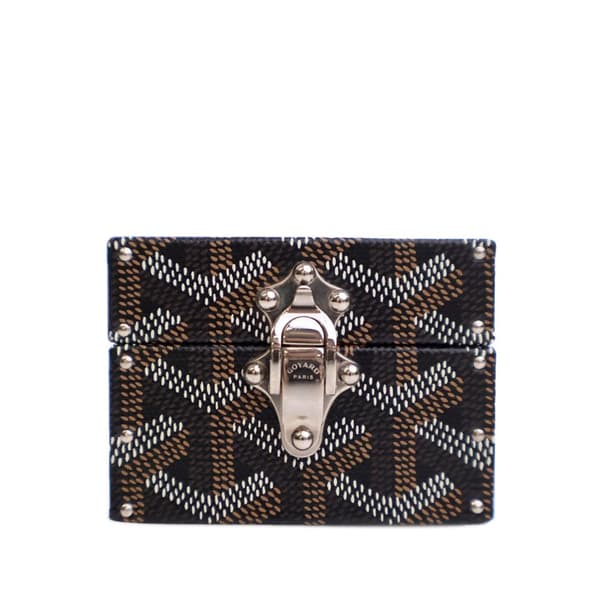 Pre-owned Goyard Goyardine Regence Trunk Black