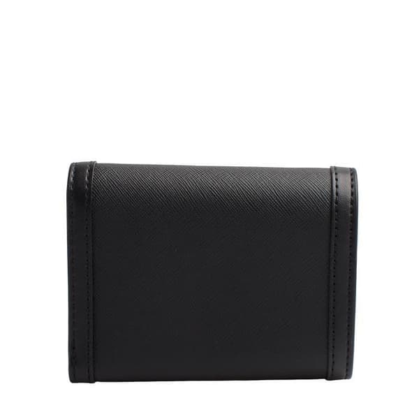 Portfölj - Michael Kors - Leida - Saffiano-läder - Svart - Kompakt för kvinnor