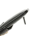 Miniatyrbild 10 av 10: Pre-owned Chanel CC Quilted Goatskin 19 Phone and Card Holder Black