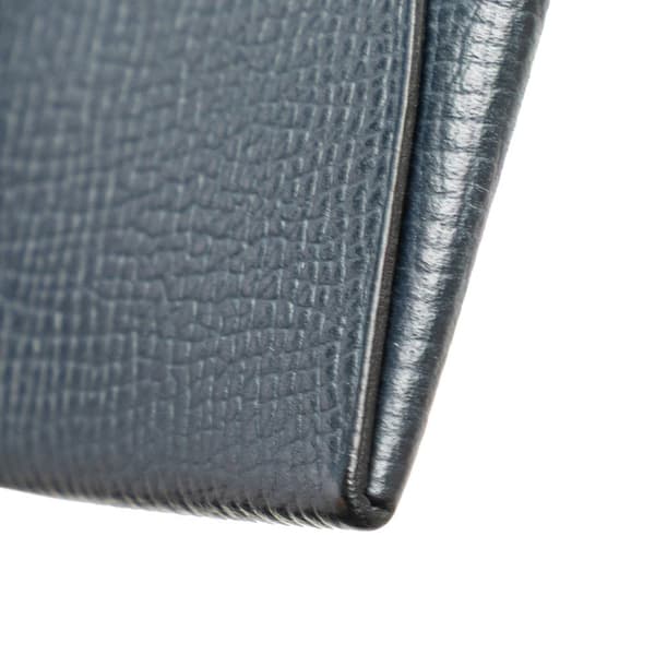 Pre-owned Hermès Epsom Bastia Coin Pouch Blue