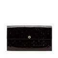 Miniatyrbilde 1 av 10: Pre-owned Louis Vuitton Monogram Vernis Sarah Wallet Purple