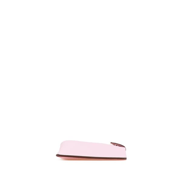 Pre-owned Hermès Epsom Tarmac Passport Holder PM Pink