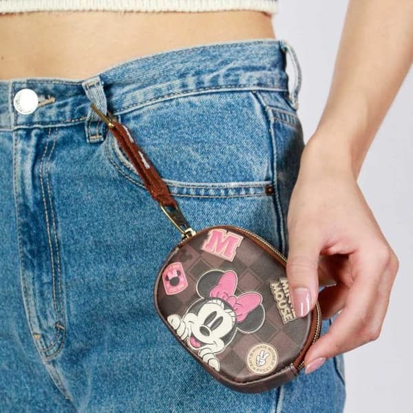 Myntväska - KARACTER MANIA - Disney Minnie Mouse Journey - Brun - One Size - PVC