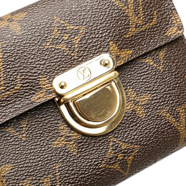 Pre-owned Louis Vuitton Monogram Koala Wallet Brown