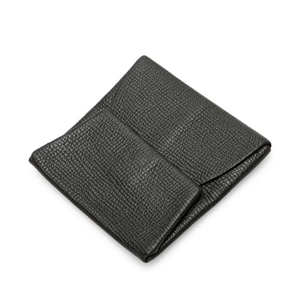Pre-owned Hermès Epsom Bastia Coin Pouch Black