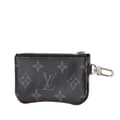 Miniatyrbillede 2 af 10: Pre-owned Louis Vuitton Monogram Eclipse Reverse Trio Messenger Key Pouch Gray