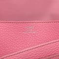 Miniatyrbild 7 av 10: Pre-owned Hermès Togo Dogon Wallet GM Pink